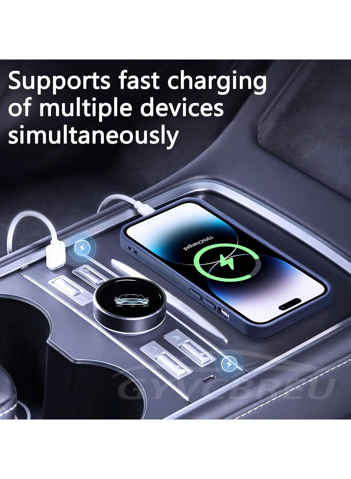 Center Control Expansion Dock Station - Tesla Model Y/3 21-23 LCD USB Type C