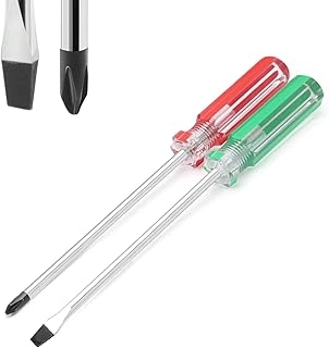 Piutouyar Magnetic Screwdriver Slotted and Phillips Screwdriver Set (2 Pcs)