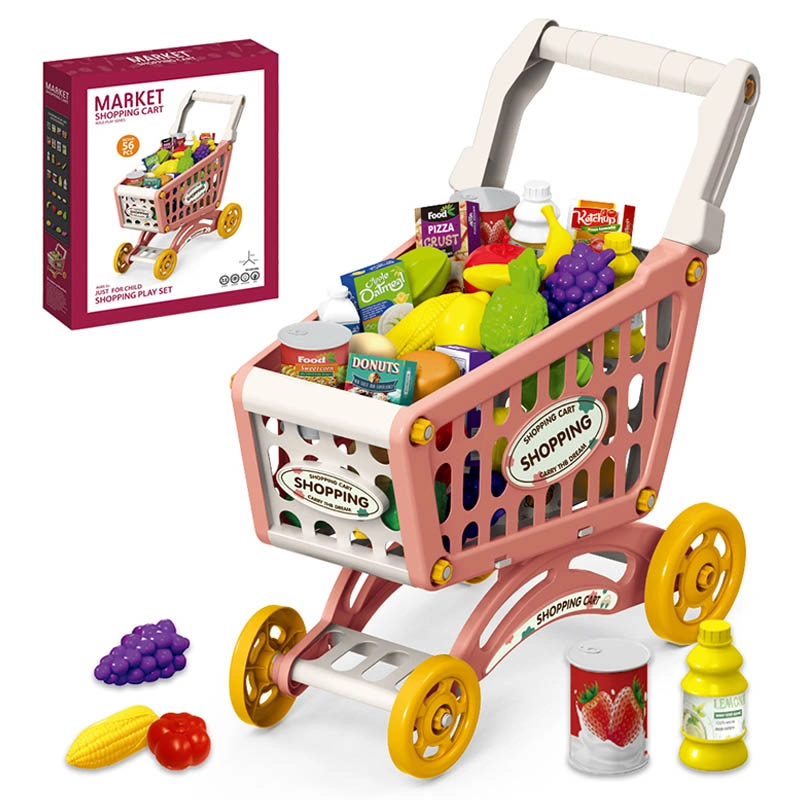 Market Shopping Cart Toy Set - 56pcs (SBF-LS_DIYSC_PI)