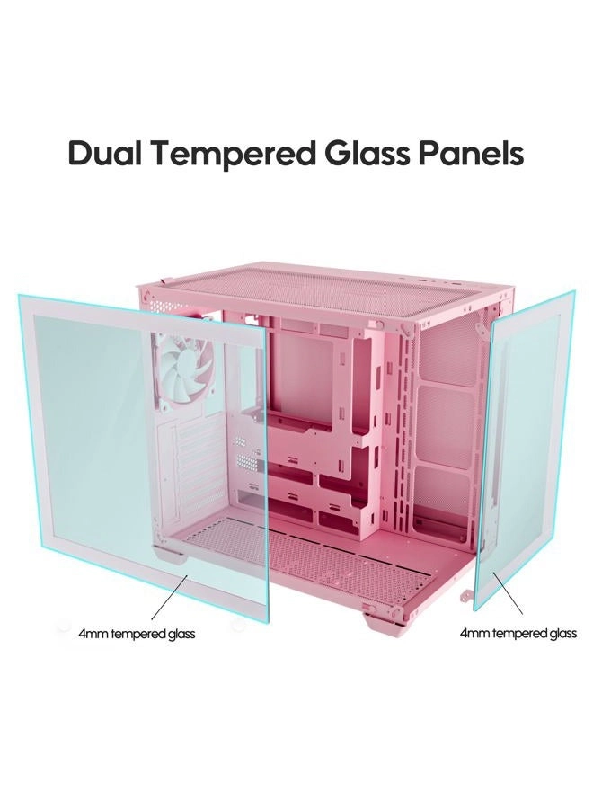 AL900 - 270° Full View Tempered Glass ATX