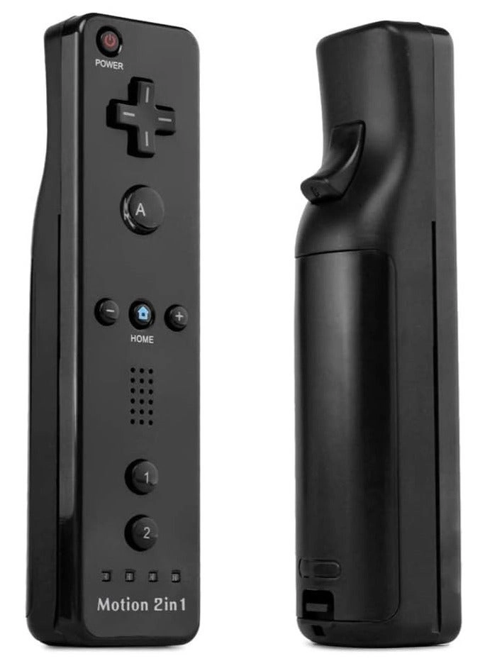 Wiimote Controller - Black Nintendo Wii Games System Pack