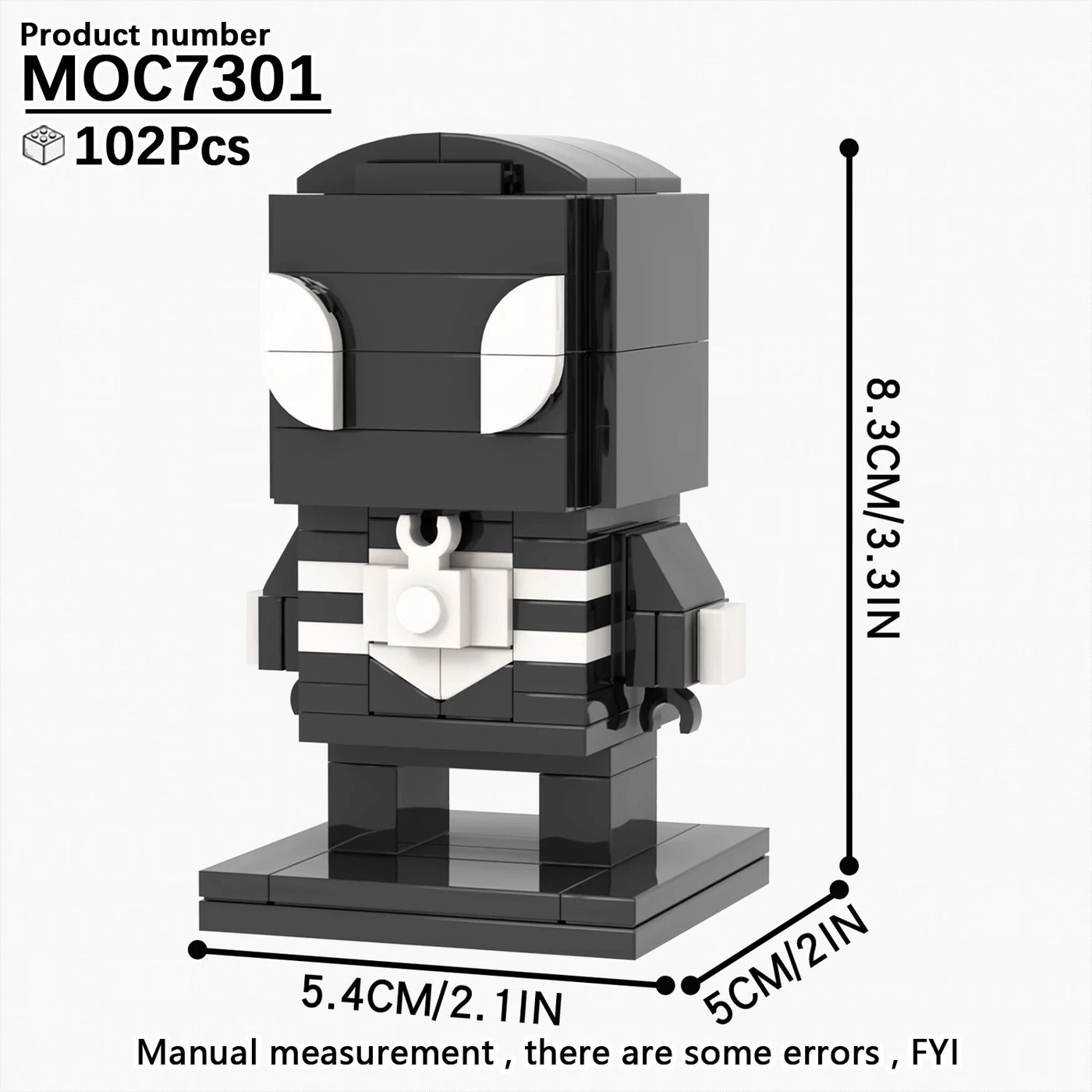 Bat Brickheadz + Scarlet Witch Brickheadz + Doctor Doom Brickheadz + Mark1 Brickheadz