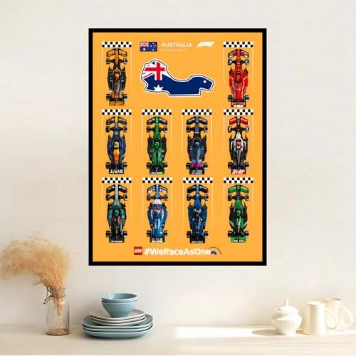 Display Wallboard Wall Mount - LE-GO Speed F-1 10-in-1