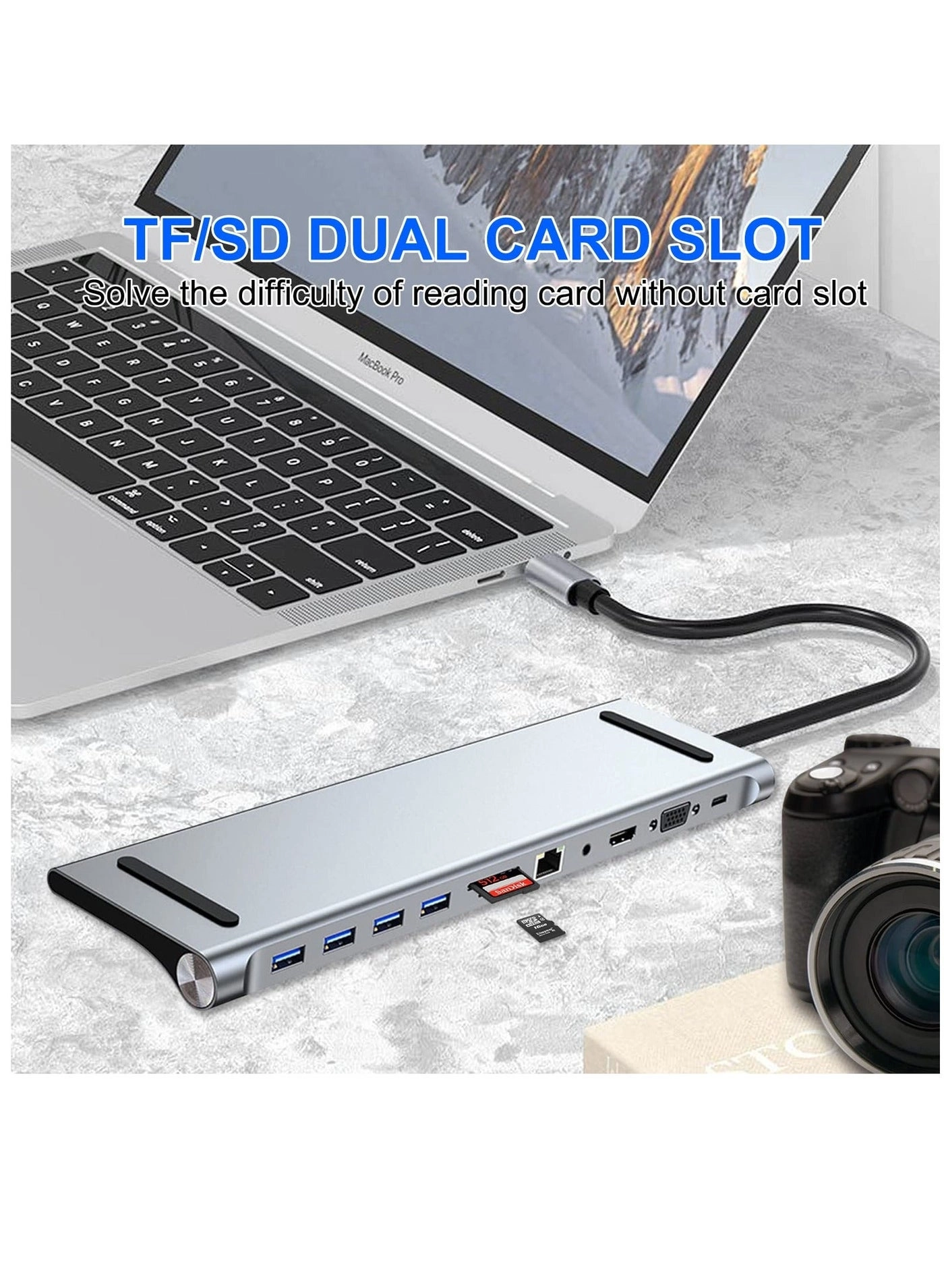 11 in 1 USB C docking station - USB 3.1 Type-C