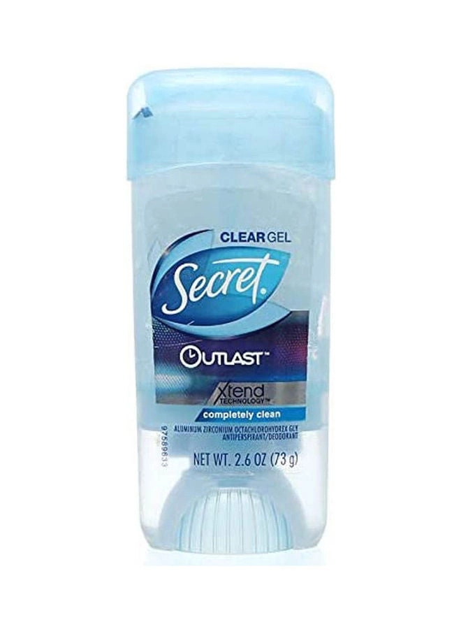 Secret Outlast Antiperspirant and Deodorant Clear Gel - Completely Clean 200 gram