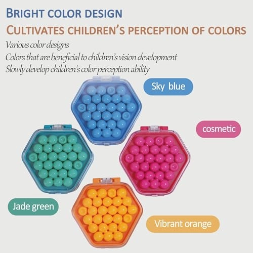 Pocket Puzzle Beads - 500 Puzzles Brain Teaser