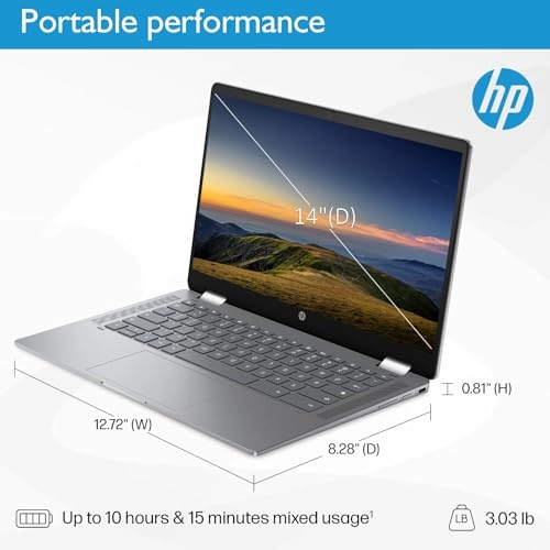 ChromeBook Plus 14a-nf0035cl - 14'' Core i3-N305 8GB DDR5 256GB SSD