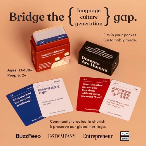 Bilingual Conversation Cards - 13 years and up 70 pieces