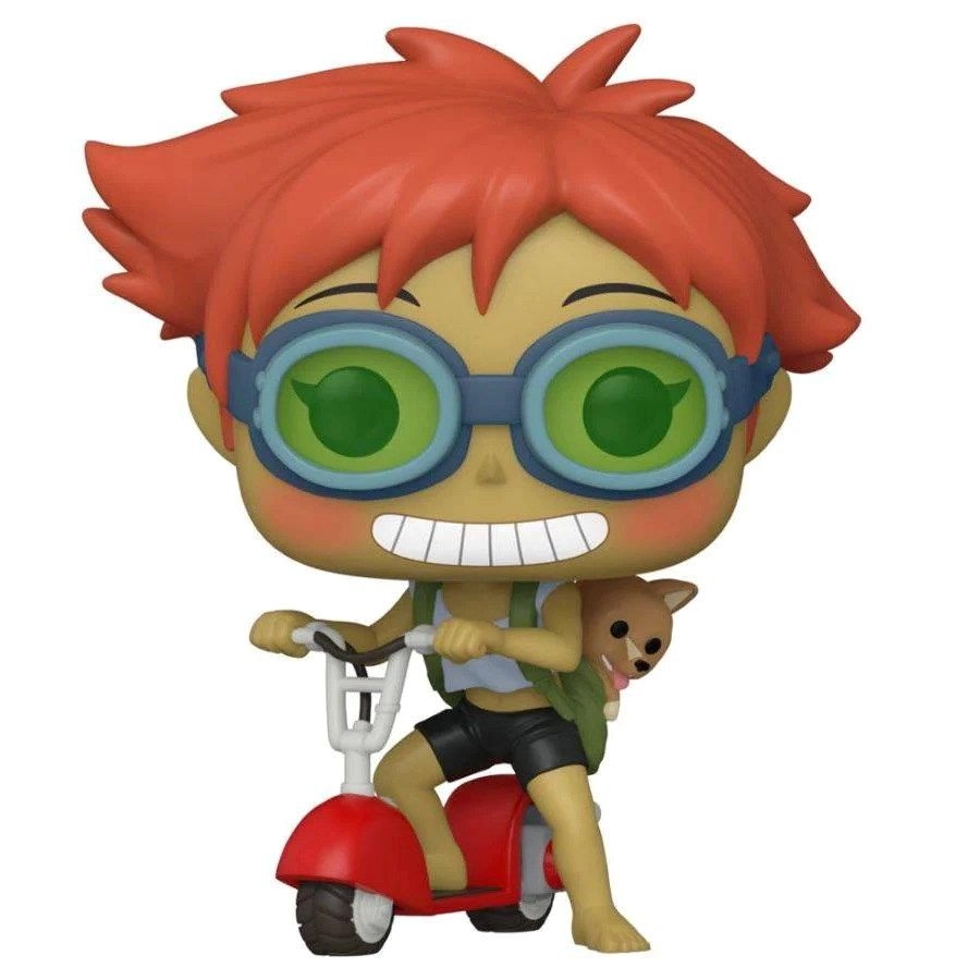 FUNKO Edward on Scooter with Ein - Cowboy Bebop