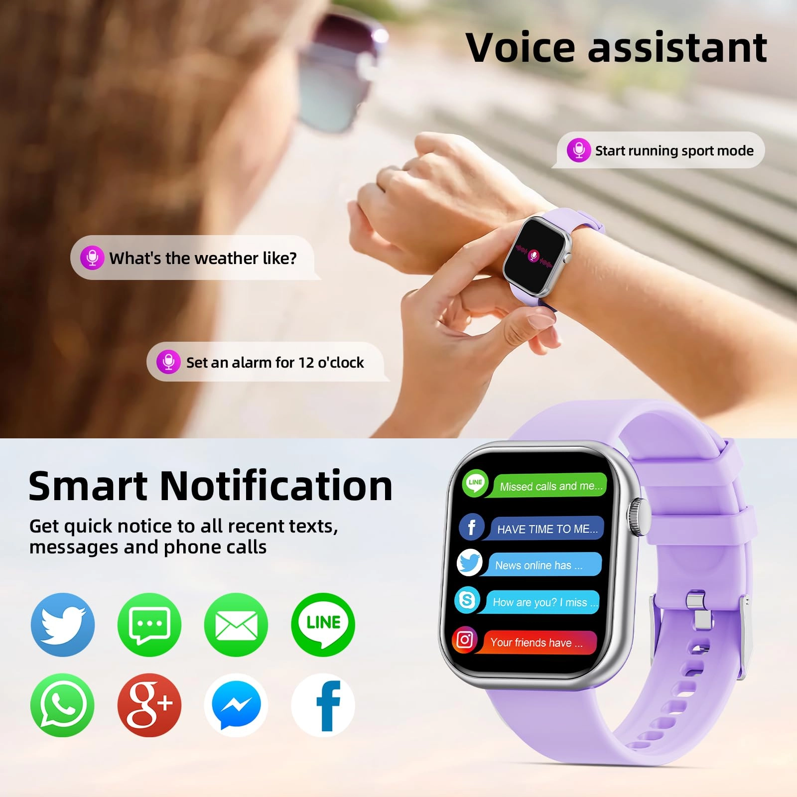 Smart Watch Metal