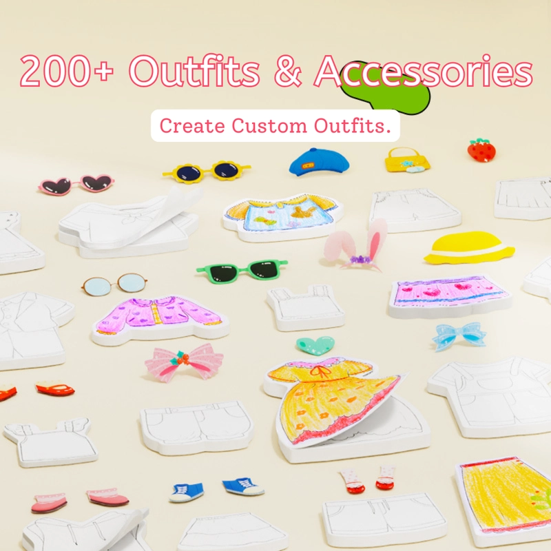 DIY Post It Dress Up Kit - Forest Elf 200+