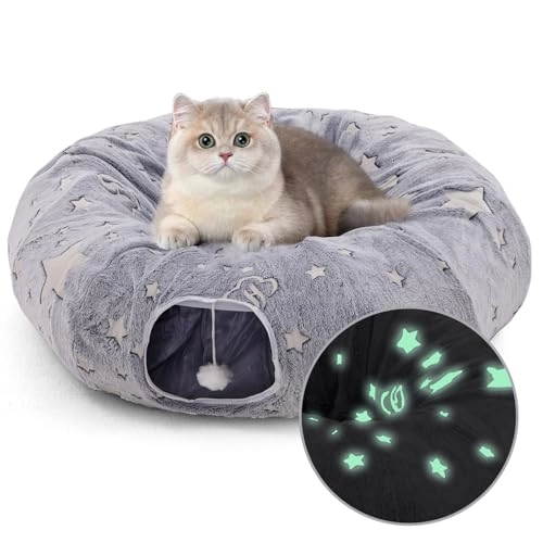 Katzentunnel - 90L x 90W x 25H centimeters Polyester