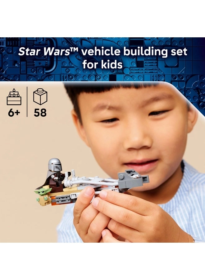 Star Wars The Mandalorian & Grogu’s Speeder Bike (75436)