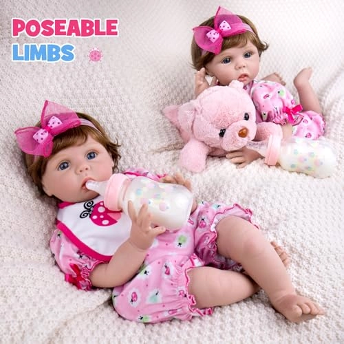 Reborn Baby Doll - 22 Inch Cotton Vinyl African American Ages 3+