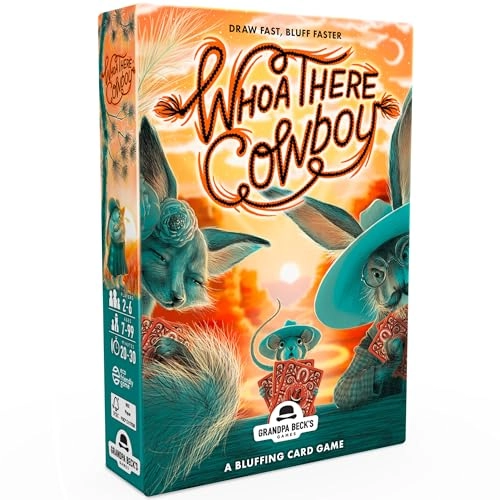 Grandpa Beck's Whoa There Cowboy: A Guess Whos Bluffing - Card Game