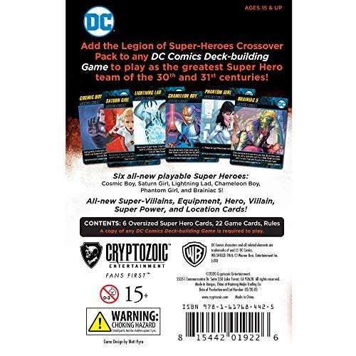 DC Comics Crossover Legion of Super Heroes: Card Game Pack 3