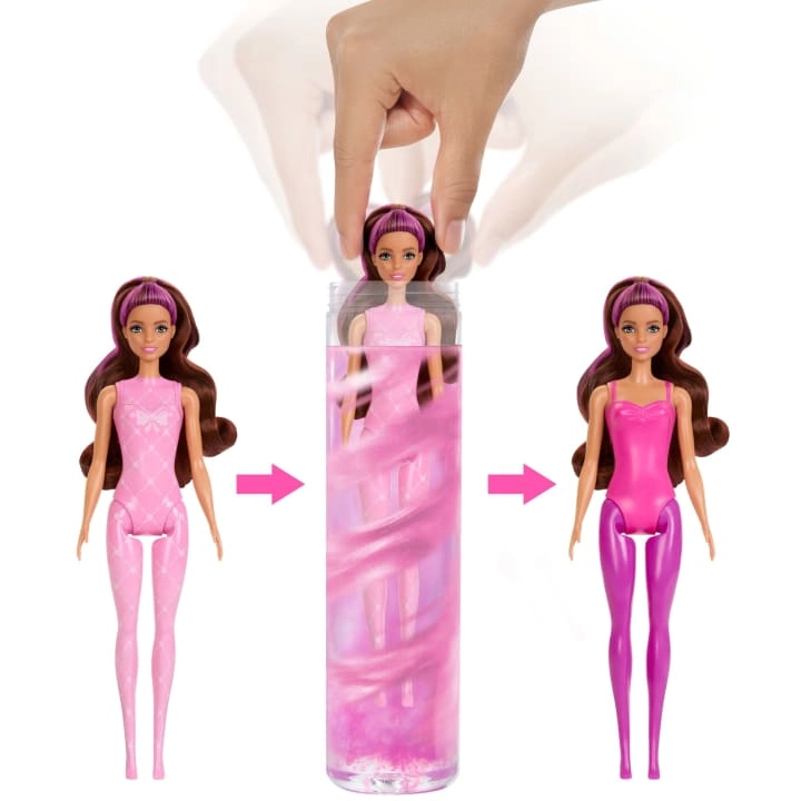 Barbie Color Reveal Ballerina - 6 Surprises Color Change Ages 3+