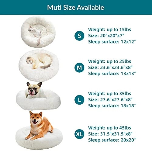 Cat Beds for Indoor Cats Dimension2D[width=200.0, height=200.0]mm Polyester fiber