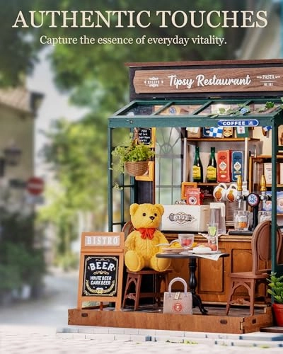 Tipsy Restaurant - DIY Miniature House Kit LED