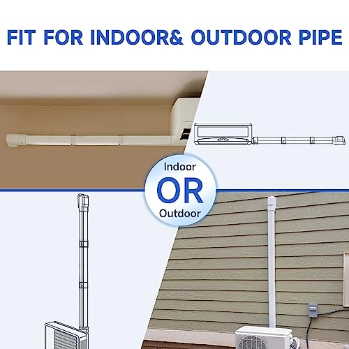 Mini Split Line Set Cover Kit - 3" Width 11 Ft