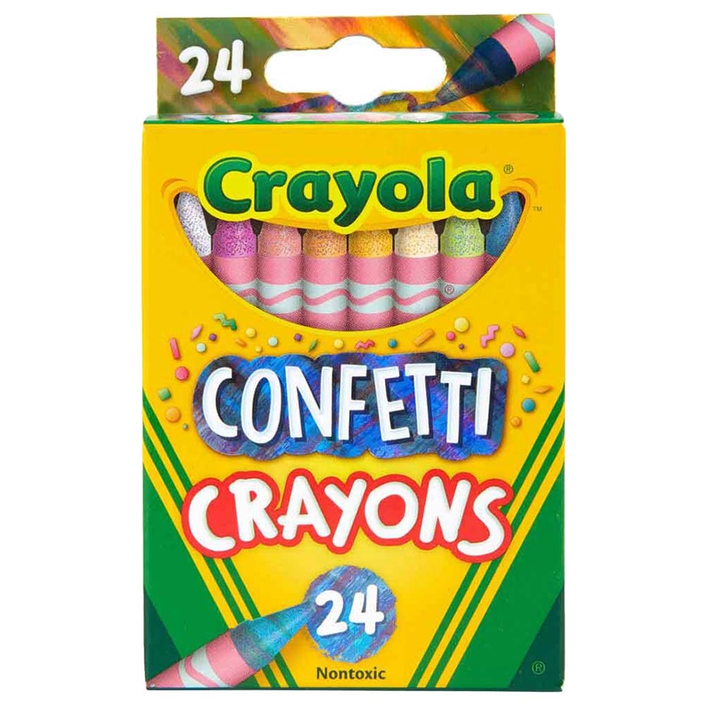 Crayola Confetti Crayons - 24 piece(s)