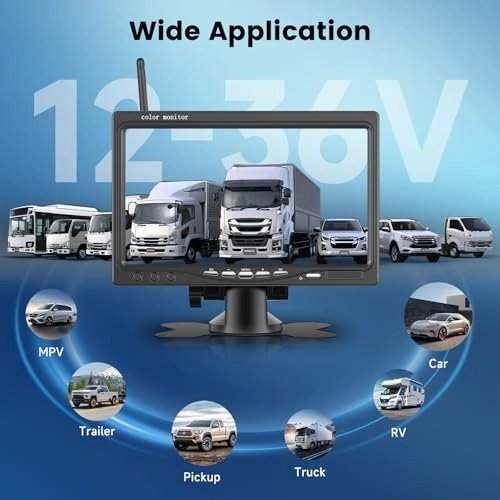 Rearview Camera - Night Vision Wired 1080P