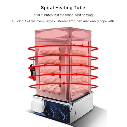 Bun Steamer - 5-Layer 1200W 30-110℃