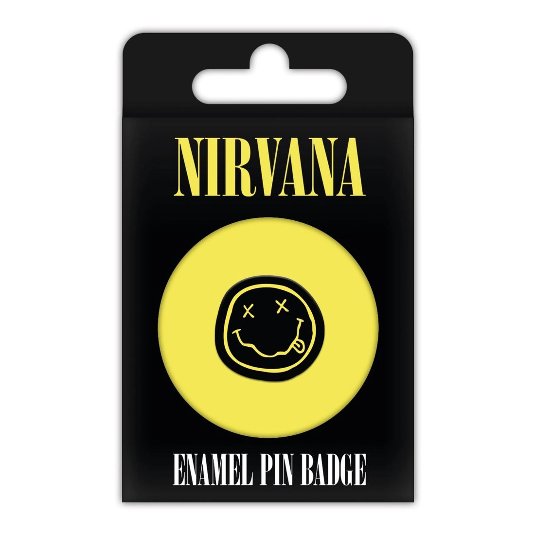 PYRAMID POSTERS Nirvana Smiley Enamil Pin Badge