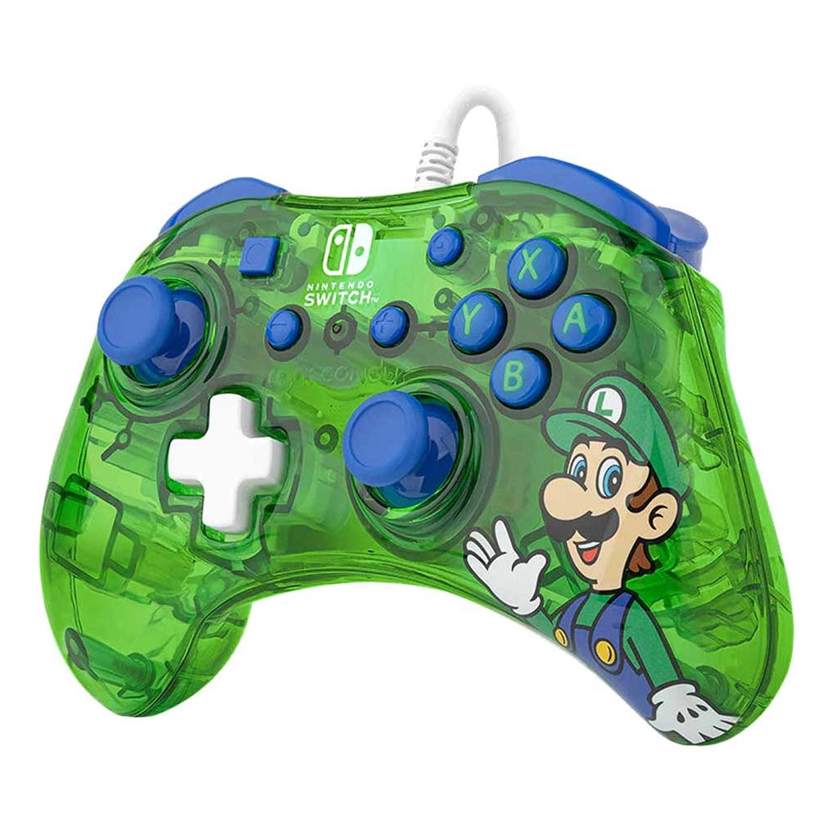Rock Candy Wired Controller - Luigi Lime Nintendo Switch