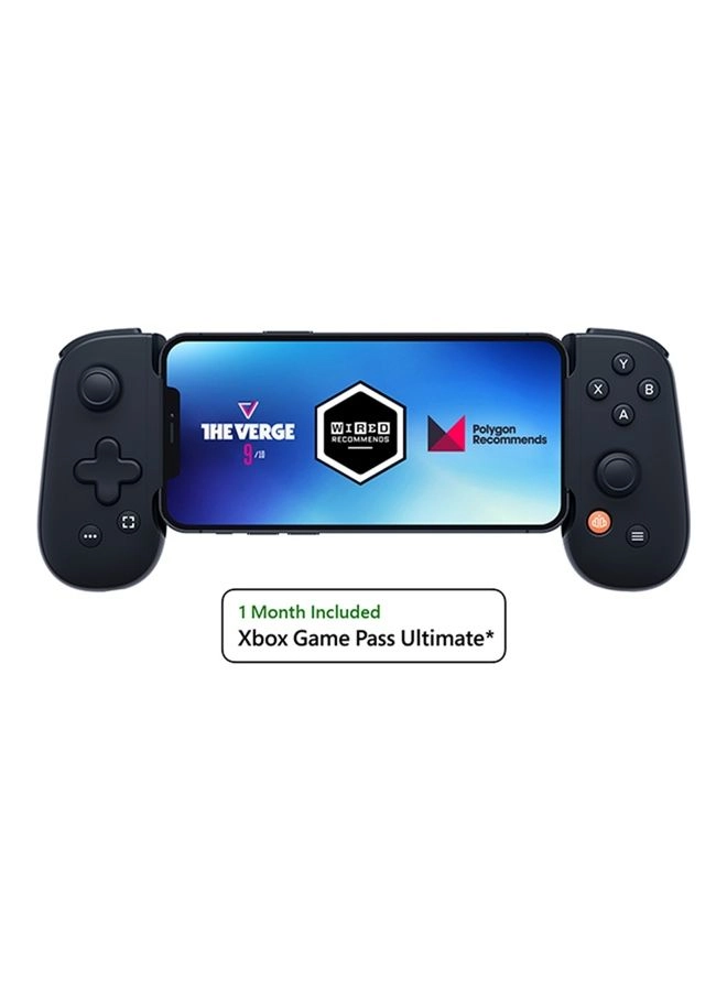 One Mobile Gaming Controller for iPhone - Black Xbox PlayStation Steam Fortnite Apex Diablo Immortal