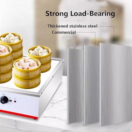 Electric Steamer - 3000W 4 Holes Stainless Steel