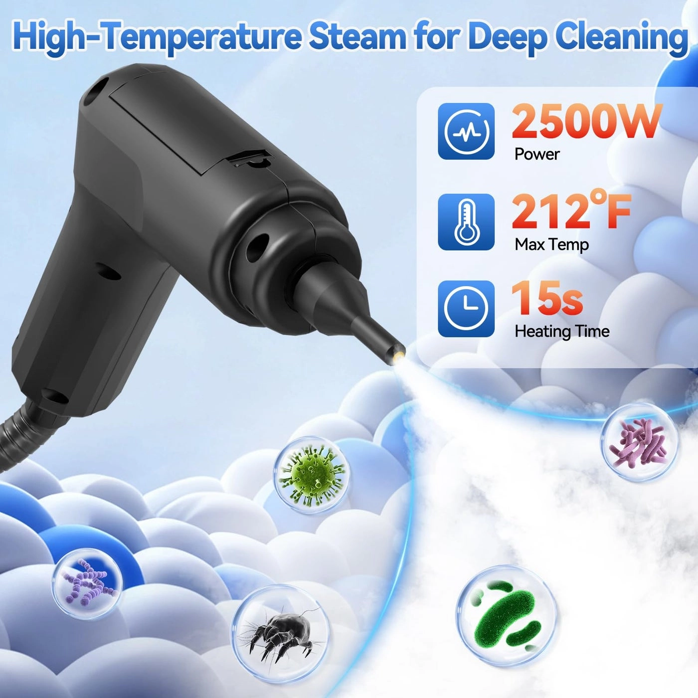 Handheld Steam Cleaner - 1.4L