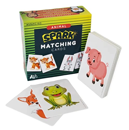 Animal Matching Cards - 3 years and up 100 pieces
