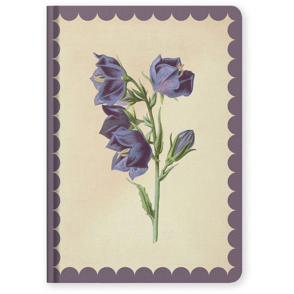 Ohh Deer Giant Bell Flower Notebook A5 Hardcover - Blank 192 Pages