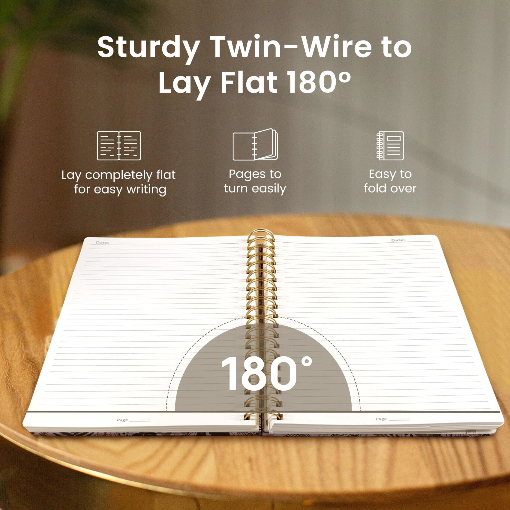 Spiral Notebook B5 Spiral - Lined 300 Pages