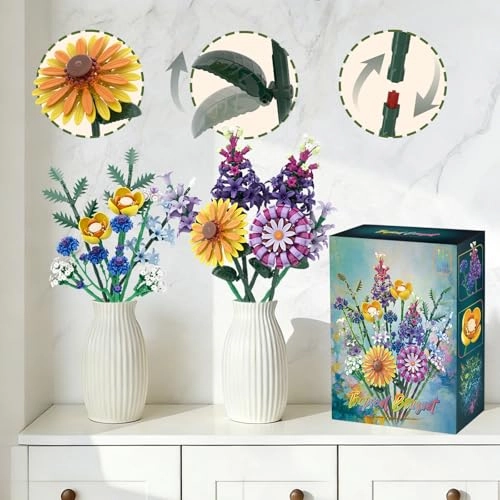 Flower Bouquet - Wildflower Building Set