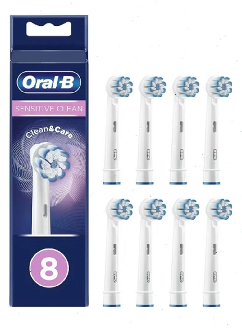 Sensitive Clean - Pack of 8 Extra Soft Bristles