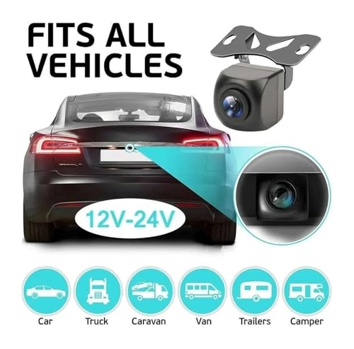 5 Pin HD Car Rear View Camera - Night Vision Wired HD