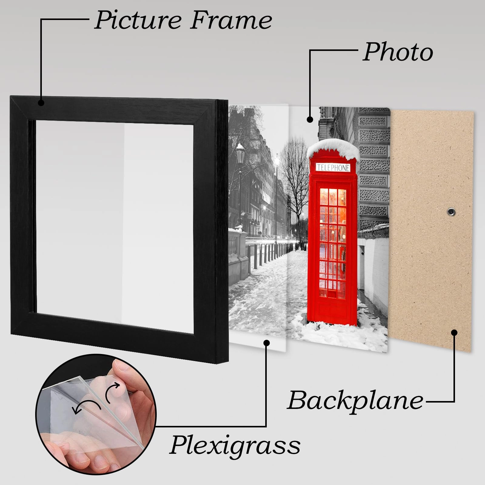 Single Picture Frame - 4x4 1