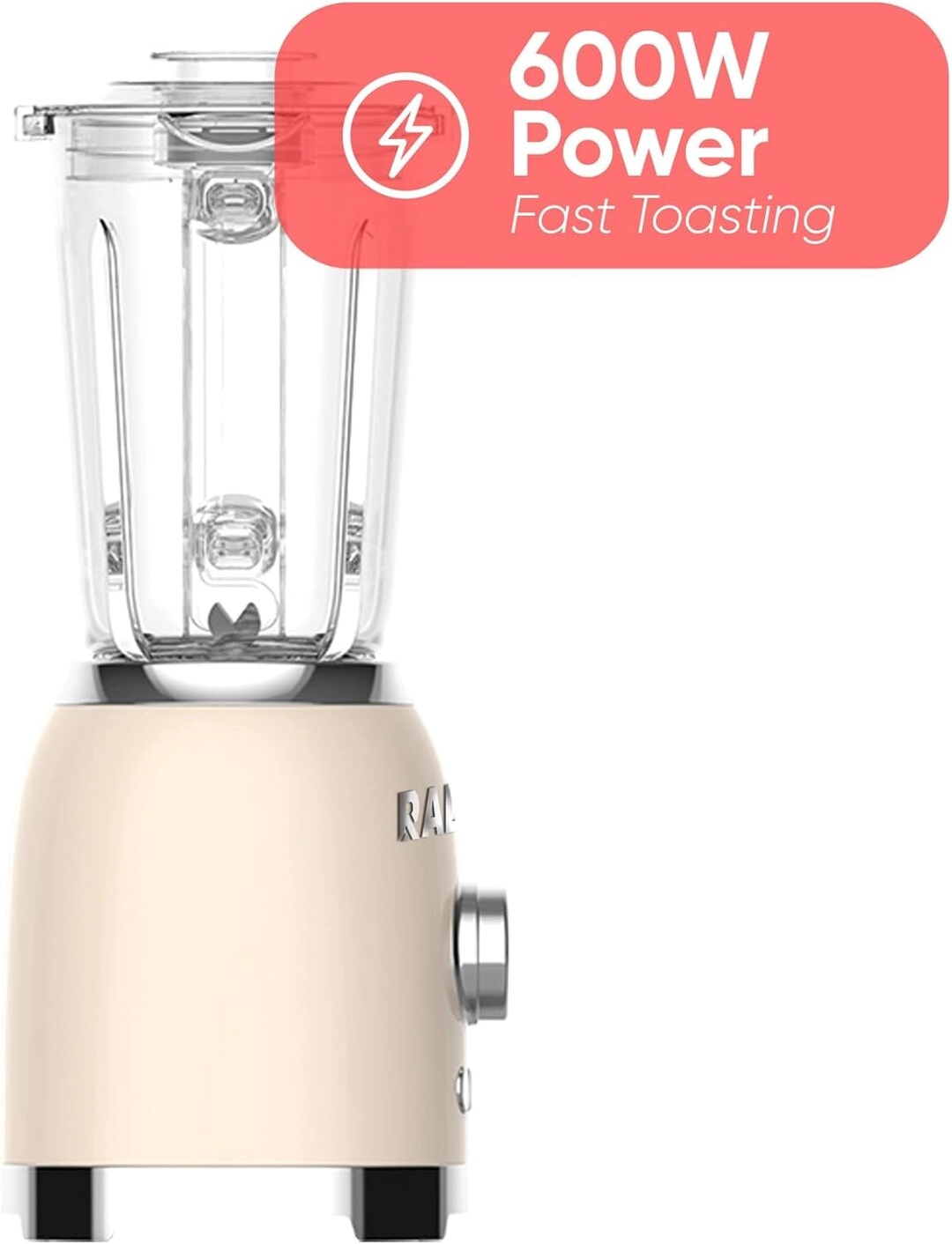 Retro Style Blender - 1.1 To 1.9 L black