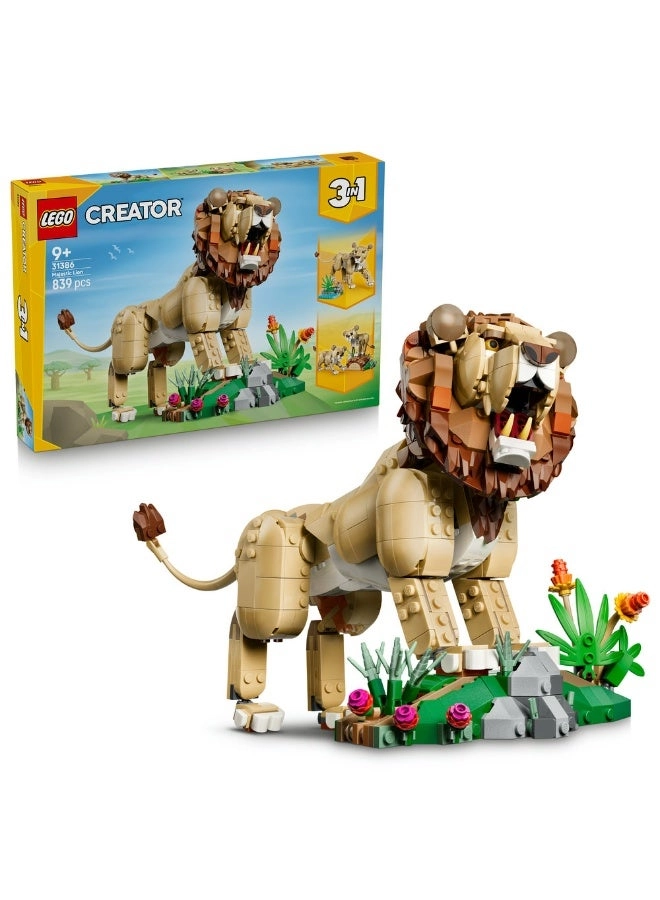 LEGO Creator Wild Animals: Majestic Lion (31386)