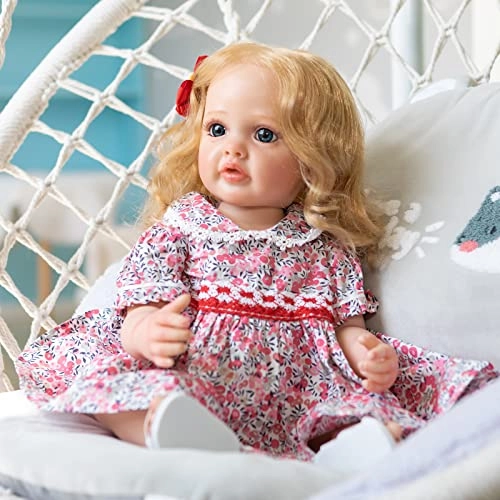 Yannik Smile Reborn Baby Doll - 55 cm Silicone Blue Eyes