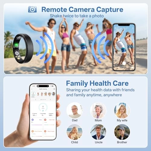 Smart Ring - Black 9# 16mAh