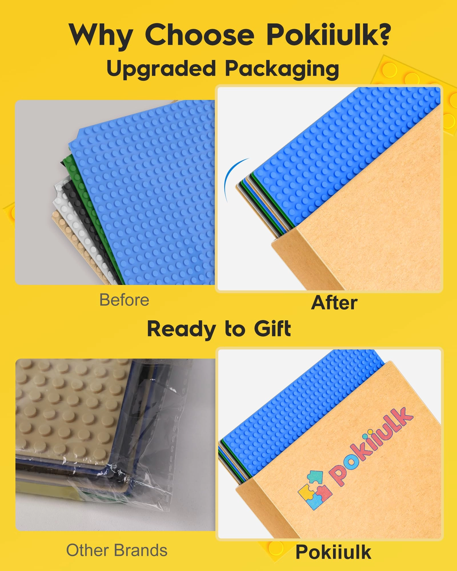 Classic Baseplates - 10 pcs