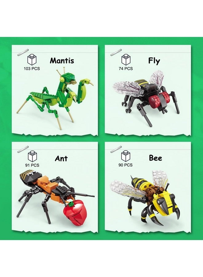 Bugs Building Toy Set - Insect Collection 8 pcs
