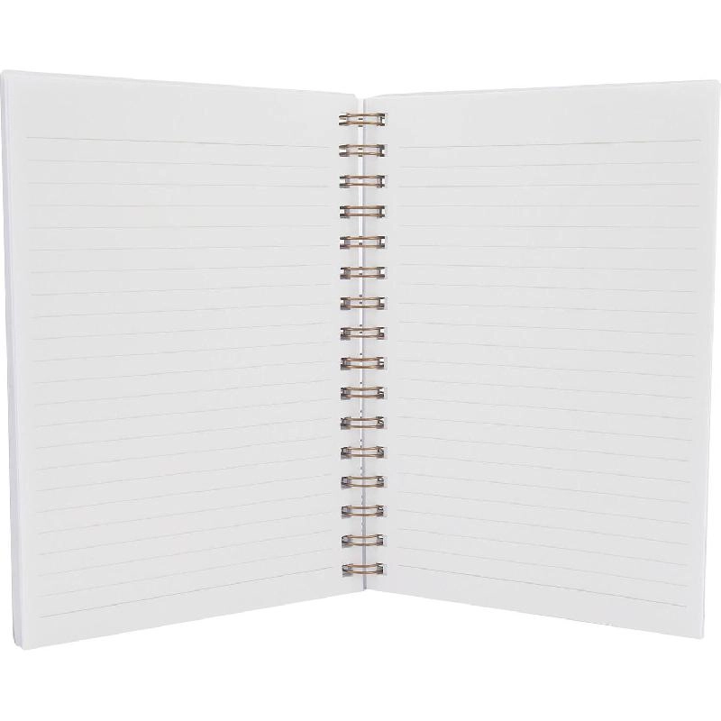 Notebook 19 X 26 cm Spiral - Grid 100 Sheets