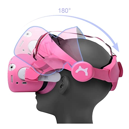 Adjustable Headband - Compatible for Quest 2 Pink 2