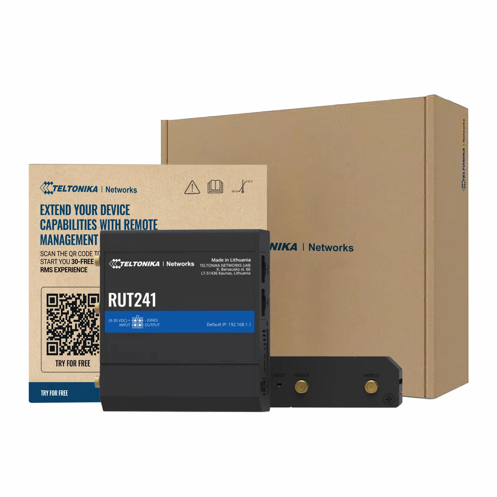 Teltonika Networks RUT241 - 4G LTE 802.11n 150 Mbps