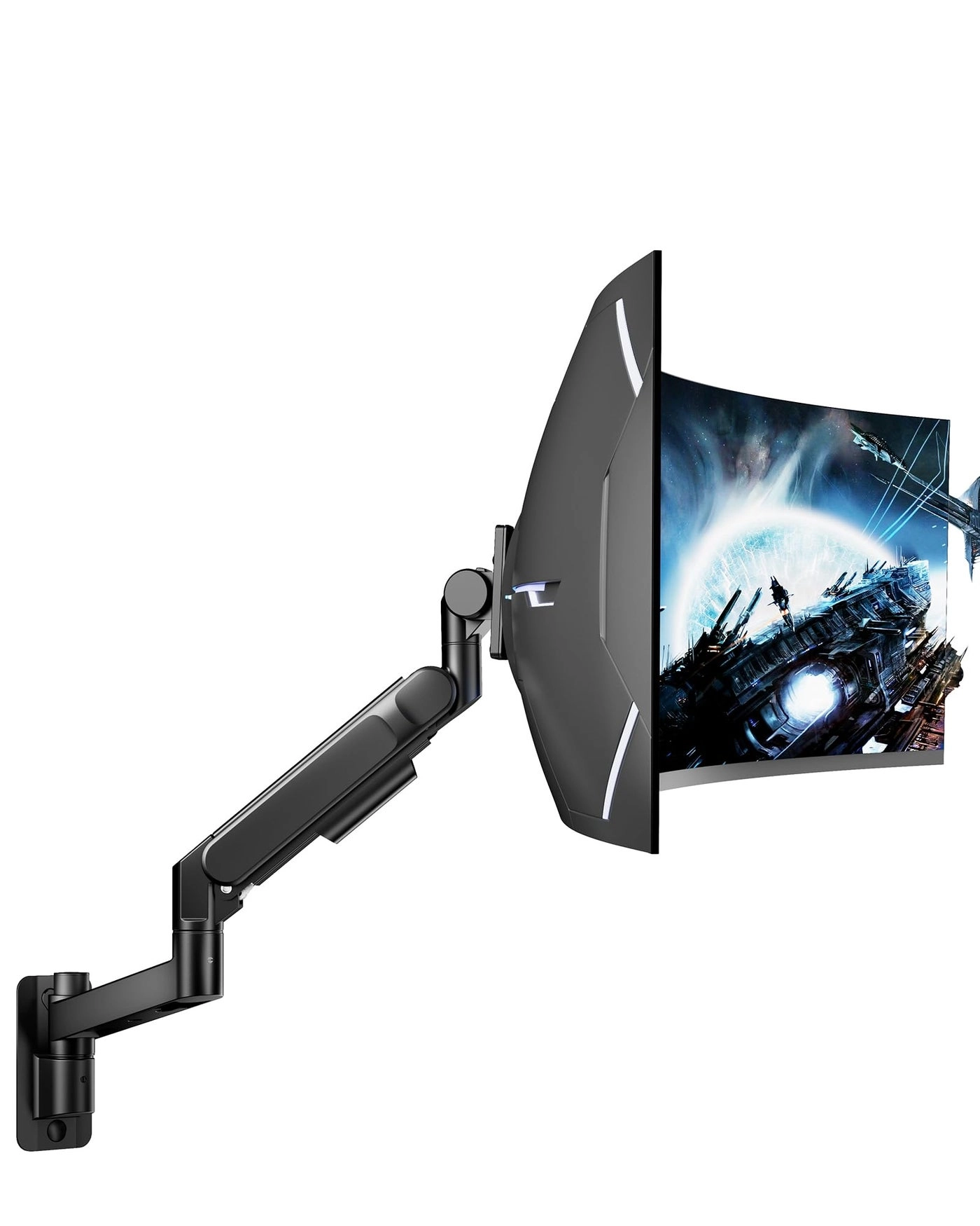 ARES WING Monitor Wall Mount - 24-57 Inch 75/100 VESA Mount