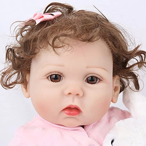 Rebirth Doll - 19 Inch 48cm Vinyl Curly Hair